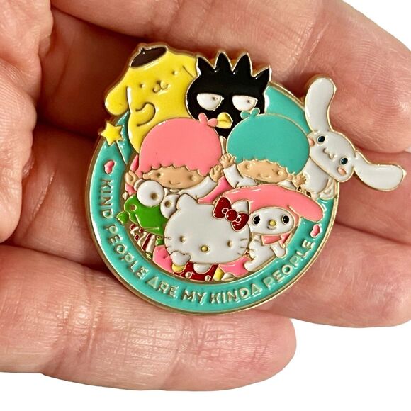 Sanrio Hello Kitty Little Twin Stars Melody Cinnamoroll Enamel Pin - Picture 2 of 10